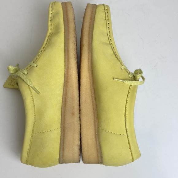 Clarks Originals Wallabee Yellow Men\'s Suede Shoe Moccasins Sz 9.5 US EU 41 main image 14